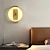 זול אורות קיר פנימיים-מנורת קיר מקורה עם שעון מנורת קיר דקורטיבית יצירתית 30 ס&quot;מ עיצוב שעון אמיתי מתכת גוף תאורה צמוד קיר לחדר שינה מסדרון מסדרון סלון