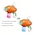 cheap Outdoor Fun &amp; Sports-Bunny Carrot Bubbles Machine Electric Automatic Soap Rocket Rabbit Bubble Gun Kids Portable Outdoor Party Toy LED Light Blower Toys Children Gifts For Boys And Girls