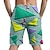 abordables Fondos-Retro Antiguo Años 80 Pantalones cortos de playa muñeca Disfraz Hombre Vacaciones Playa Desfile del orgullo Adulto Pantalones cortos