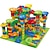 baratos Brinquedos de Montar-construa sua própria diversão com brinquedos educativos de blocos de construção de partículas montadas!