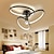 cheap Ceiling Lights-LED Ceilling Light 60/80/100cm 3-Light Ring Circle Design Dimmable Aluminum Painted Finishes Luxurious Modern Style Dining Room Bedroom Pendant Lamps 110-240V ONLY DIMMABLE WITH REMOTE CONTROL
