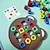 billiga Pedagogiska leksaker-gör-det-själv-barn geometrisk form färgmatchning 3d-pussel baby montessori leksaker lärande pedagogiska interaktiva stridsspel leksaker för barn
