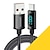 levne Kabely pro mobilní telefony-USB C kabel 100 W USB prodloužení 5 A Nabíjecí kabel Nylonové pletené LED displej Pro Samsung Doplňky k mobilu