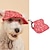 abordables Vêtements pour chiens-Nouveau voyage transfrontalier chien chat parent enfant chapeau de soleil en plein air dessin animé chapeau de soleil chapeau de baseball pour animaux de compagnie chapeau de langue de canard