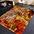abordables Tapis à imprimé numérique 3D-tapis de sol tapis colorés salon maison chambre tapis complets paillassons