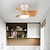 economico Ventilatore da soffitto con luci-ventilatore da soffitto con luci 22" led dimmerabile 3 colori 6 velocità lame reversibili temporizzate con telecomando, lampadario ventilatore domestico, ventilatore da soffitto da incasso a basso profilo per interni 220-240v