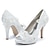 cheap Wedding Shoes-Women&#039;s Wedding Shoes Pumps Luxurious Wedding Party Bridal Bridesmaid Shoes White Ivory Imitation Pearl Satin Flower Sparkling Glitter Peep Toe Elegant Cute Shoes Valentines Gifts