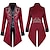 cheap Historical &amp; Vintage Costumes-Prince Gentleman Plus Size Vintage Punk &amp; Gothic Medieval 18th Century 17th Century Cosplay Costume Tuxedo Tailcoat Men&#039;s Embroidered Costume Vintage Cosplay Performance Stage Carnival Long Sleeve