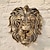 olcso fali szobrok-gyanta oroszlánfej szobor állat fali dekoráció művészet, kézzel készített parasztház oroszlán fali dekoráció szobor házavató dekorációk ajándék