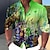 cheap Men&#039;s Floral Shirts-Men&#039;s Shirt Floral Graphic Prints Stand Collar Yellow Blue Purple Green Gray Outdoor Street Long Sleeve Print Clothing Apparel Fashion Streetwear Designer Casual