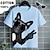 preiswerte 3D-T-Shirts für Jungen-Jungen T-Shirt Kurzarm T-Shirt Graphic Tier Hund 3D-Druck Aktiv Sport Modisch 100% Baumwolle Outdoor Casual Täglich kinderkleidung Rundhalsausschnitt 3-12 Jahre 3D-gedruckte Grafik Regular Fit Hemd