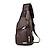 cheap Laptop Bags,Cases &amp; Sleeves-Fashion Men&#039;s Casual Crossbody Pouch PU Leather Shoulder Bag Leisure Chest Pack
