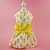Недорогие Одежда для собак-Новая хлопковая юбка с цветочным принтом для домашних животных, милая весенне-летняя одежда для собак, товары для домашних животных