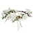 Χαμηλού Κόστους Αξεσουάρ Styling μαλλιών-Φύλλο λουλούδι στέμμα γιρλάντα κεφαλής - χειροποίητη γιρλάντα μαλλιών λουλουδάτο στεφάνι ρυθμιζόμενες κορδέλες λουλουδιών για πάρτι νυφικού γάμου φύλλα λουλουδιών στέμμα (λευκό κρεμ)