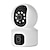 お買い得  屋内IPネットワークカメラ-4mp ワイヤレスデュアルレンズ ptz wifi カメラ icsee アプリ双方向オーディオセキュリティ保護屋内スマートホームカメラ