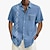 levne pánské boho košile-pánská košile letní havajská košile s grafikou aloha košile květinová turndown khaki+khaki černá světle zelená námořnická modrá královská modrá 3D tisk outdoor street krátký rukáv 3D tisk knoflíkové