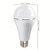 abordables Ampoules Globe LED-ampoule led d&#039;urgence rechargeable avec crochet séjour s&#039;allume en cas de panne de courant e27 ampoules led pour la maison campinp randonnée