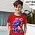 cheap Boy&#039;s 3D T-shirts-Boys 3D Graphic Animal Dragon T shirt Tee Short Sleeve 3D Print Summer Spring Active Sports Fashion 100% Cotton Kids 3-12 Years Outdoor Casual Daily Regular Fit