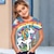 preiswerte 3D-T-Shirts für Mädchen-Mädchen 3D Graphic Regenbogen Einhorn T-Shirt Kurzarm 3D-Druck Sommer Frühling Aktiv Modisch Kuschelig Polyester kinderkleidung 3-12 Jahre Outdoor Casual Täglich Regular Fit