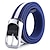 cheap Men&#039;s Belt-Men&#039;s Canvas Belt Braided Belts Black White Polyester Alloy Stripe Daily Wear Going out Weekend