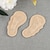 tanie Wkładki i podpodeszwy-1 para skórzana podkładka na przednią część stopy dla kobiet sandały wysokie obcasy antypoślizgowe wkładki do butów do butów damskich wkładka samoprzylepna naklejki antypoślizgowe