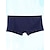 cheap Men&#039;s Boxers Underwear-Men&#039;s Basic Fashion Solid Color Boxers Underwear Stretchy Mid Waist Transparent Panties Breathable Comfortable 1PC White Green Red Light Blue M
