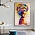 levne Postavy-lidé nástěnné umění plátno ohromující africká žena tisky a plakáty abstraktní portrétní obrázky dekorativní textilie malba do obývacího pokoje obrázky bez rámu