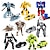 お買い得  組立ておもちゃ-変換おもちゃロボットミニ大きな車小さなフルセットモデル組立スーツ少年のおもちゃ