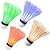 economico Luci decorative-Confezione da 4 volani da badminton a led colorati piuma d&#039;oca a led bagliore uccellini palline da badminton volani