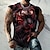 preiswerte 3D-Tanktops für Herren-Herren Shirt Ärmelloses T-Shirt für Männer Graphic Tier Tiger Rundhalsausschnitt Bekleidung 3D-Druck Täglich Sport Ärmellos Bedruckt Modisch Designer Muskel