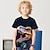 voordelige jongens 3d t-shirts-Jongens 3D Grafisch dier Dinosaurus T-shirt Korte mouw 3D-afdrukken Zomer Lente Actief Sport Modieus Polyester Kinderen 3-12 jaar Buiten Casual Dagelijks Normale pasvorm