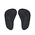 abordables Semelles-1 paire de semelles intérieures de chaussures de soutien de la voûte plantaire fasciite plantaire épaississent les coussinets de voûte plantaire en gel pour les pieds plats - inserts de coussins de