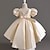Χαμηλού Κόστους Φορέματα για πάρτι-παιδικό κοριτσίστικο φόρεμα για πάρτι μονόχρωμο κοντομάνικο γάμου ειδική περίσταση φερμουάρ αξιολάτρευτο γλυκό βαμβακερό πολυεστέρα ασύμμετρο φόρεμα πάρτι καλοκαίρι άνοιξη φθινόπωρο 3-13 ετών μπλε του ουρανού