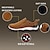 cheap Men&#039;s Slip-ons &amp; Loafers-Men&#039;s Loafers &amp; Slip-Ons Plus Size Slip-on Sneakers Hiking Walking Vintage Classic Casual Outdoor Canvas Breathable Loafer Dark Grey Black Yellow Slogan Summer