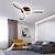Χαμηλού Κόστους Φώτα Οροφής με Dimmer-Φωτιστικό οροφής led 23,4&quot; 1-φωτιστικό κυκλικό σχέδιο με ρυθμιζόμενο αλουμίνιο βαμμένα φινιρίσματα πολυτελείας μοντέρνου στυλ κρεμαστά φωτιστικά κρεβατοκάμαρας 110-240v