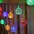 preiswerte LED Lichterketten-Discokugel-Spiegel, LED-Party-Lichterkette, Weihnachtslaternen für Urlaub, Wand, Fenster, Baumschmuck, Innen- und Außenterrasse, Party, Hof, Garten, Kinderzimmer, Wohnzimmer, 1,5 m/3 m, 10 LED/20 LED