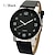abordables Montres à Quartz-vente de mode simple horloge en cuir blanc montres femmes robe décontractée montre-bracelet à quartz analogique