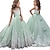 cheap Party Dresses-Kids Little Girls&#039; Dress Lace Floral Princess Party Formal Evening Wedding Pageant Embroidery Bow White Purple Red Tulle Maxi Sleeveless Elegant Vintage Ball Gown Dresses Fit 4-13 Years