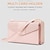 olcso Keresztpántos táskák-Női Válltáska Mobiltelefon táska PU bőr Napi Szabadság Cipzár Állítható Nagy kapacitás Vízálló Tömör szín Fekete Világos rózsaszín Arcpír rózsaszín