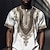 ieftine tricou 3d pentru bărbați-cămașă grafică pentru bărbați tricou boem cu gât roșu îmbrăcăminte imprimare 3d în aer liber zilnic designer cu mânecă scurtă vintage etnic floral african casual albastru bumbac fără răspuns