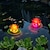 preiswerte Unterwasserlampen-Solar Floating Lotus Light Outdoor RGB LED Teich Pool Lichter Garten Rasen Pool Outdoor Landschaft Urlaub Dekoration