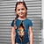 voordelige meisjes 3d t-shirts-Voor meisjes 3D Grafisch Tekenfilm Kat T-shirt Korte mouw 3D-afdrukken Zomer Lente Actief Modieus leuke Style Polyester Kinderen 3-12 jaar Buiten Casual Dagelijks Normale pasvorm