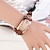 preiswerte Quarz-Uhren-Mode lässig Damenuhr Kunstleder Diamantarmband Band längliches Gehäuse Quarz-Armbanduhr weibliche Uhr