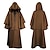 cheap Historical &amp; Vintage Costumes-Plague Doctor Witches Retro Vintage Punk &amp; Gothic Medieval 18th Century 17th Century Cape Cosplay Costume Cloak Men&#039;s Women&#039;s Costume Vintage Cosplay Performance Stage Carnival Cloak Halloween
