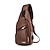 cheap Laptop Bags,Cases &amp; Sleeves-Fashion Men&#039;s Casual Crossbody Pouch PU Leather Shoulder Bag Leisure Chest Pack