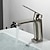 cheap Classical-Monobloc Basin Taps Sink Mixer Bathroom Faucet, Single Handle Electroplated Washroom Tap, Black Golden Chrome Grey