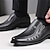 זול נעלי בד ומוקסינים לגברים-בגדי ריקוד גברים נעליים ללא שרוכים נעלי קז&#039;ואל לגברים נעלי עור עסקים יום יומי בָּחוּץ יומי עור נושם לואפר שחור לבן חום קיץ
