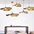 cheap Cluster Design-Ceiling Hanging Light Metal 30/40/50cm Chandelier Creative Personality Single Head Decorative Art Dining Room Ceiling Lamp Homestay Loft Staircase Lamp Bar Counter Living Room Lamp