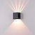baratos luzes de parede ao ar livre-lâmpada de parede led externa com ângulo de feixe ajustável ip65 à prova d'água para cima e para baixo iluminação luz de parede curvada de cabeça dupla interna quarto moderno luz branca quente