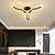 abordables Plafonniers à intensité variable-plafonnier led 23,4 &quot;conception de cercle d&#039;anneau à 1 lumière finitions peintes en aluminium à intensité variable lampes suspendues de chambre à coucher de salle à manger de style moderne luxueux